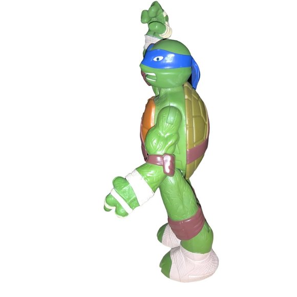 Teen Age Mutant Ninja Turtle TMNT ACTION FIGURE Blue Talking - Picture 3 of 7